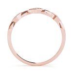 Fashion Wedding Ring, in Rose Gold - 85016