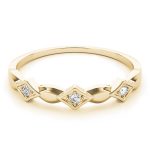 Fashion Wedding Ring, in Yellow Gold - 85016