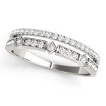 Fashion Wedding Ring, in Sterling Silver - 85018