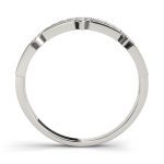 Fashion Wedding Ring, in White Gold - 85018