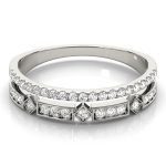 Fashion Wedding Ring, in Platinum - 85018