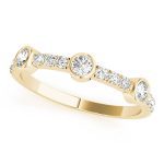 Fashion Wedding Ring, in Yellow Gold - 85023