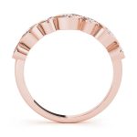 Fashion Wedding Ring, in Rose Gold - 85024