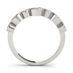 Fashion Wedding Ring, in White Gold - 85024