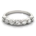 Fashion Wedding Ring, in Sterling Silver - 85024