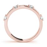 Fashion Wedding Ring, in Rose Gold - 85027