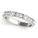 Fashion Wedding Ring, in Sterling Silver - 85027