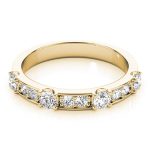 Fashion Wedding Ring, in Yellow Gold - 85027