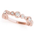 Fashion Wedding Ring, in Rose Gold - 85031