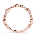 Fashion Wedding Ring, in Rose Gold - 85031