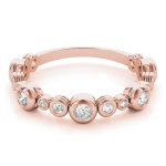 Fashion Wedding Ring, in Rose Gold - 85031