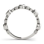 Fashion Wedding Ring, in White Gold - 85031