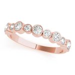 Fashion Wedding Ring, in Rose Gold - 85034