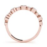 Fashion Wedding Ring, in Rose Gold - 85034