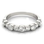 Fashion Wedding Ring, in Platinum - 85034