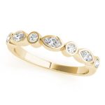 Fashion Wedding Ring, in Yellow Gold - 85035