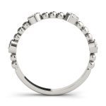 Fashion Wedding Ring, in White Gold - 85036