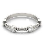 Fashion Wedding Ring, in Sterling Silver - 85036