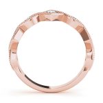 Fashion Wedding Ring, in Rose Gold - 85037