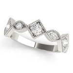 Fashion Wedding Ring, in Platinum - 85037