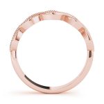 Fashion Wedding Ring, in Rose Gold - 85038