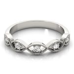 Fashion Wedding Ring, in Platinum - 85038