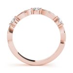 Stackable Wedding Ring, in Rose Gold - 85042