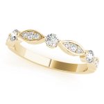 Stackable Wedding Ring, in Yellow Gold - 85042