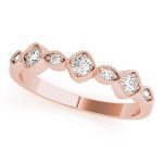 Stackable Wedding Ring, in Rose Gold - 85043