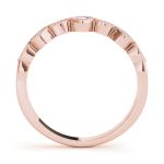 Stackable Wedding Ring, in Rose Gold - 85043