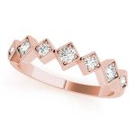 Stackable Wedding Ring, in Rose Gold - 85044