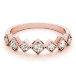 Stackable Wedding Ring, in Rose Gold - 85044