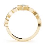 Stackable Wedding Ring, Round Shape, in Yellow Gold - 85045