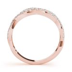 Braided Wedding Band, in Rose Gold - 84654