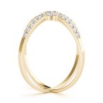 Diamond Fashion Ring, Round Shape, in Yellow Gold - 84801