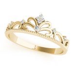 Tiara Fashion Ring, Round Shape, in Yellow Gold - 84815