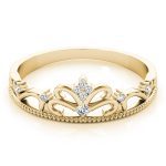 Tiara Fashion Ring, Round Shape, in Yellow Gold - 84815