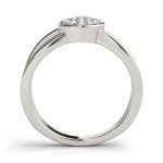 Cluster Fashion Ring, in Platinum - 84869