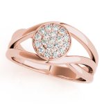 Diamond Fashion Ring, in Rose Gold - 84870