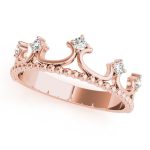 Crown Fashion Ring, in Rose Gold - 84909