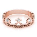 Crown Fashion Ring, in Rose Gold - 84909