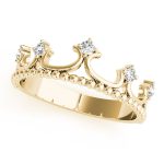 Crown Fashion Ring, in Yellow Gold - 84909