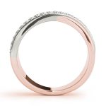 Fashion Wedding Ring, in Rose Gold - 84913