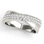 Fashion Wedding Ring, in Platinum - 84913