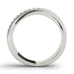 Fashion Wedding Ring, in Platinum - 84913