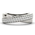 Fashion Wedding Ring, in Platinum - 84913