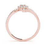 Cluster Fashion Ring, Round Shape, in Rose Gold - 85015