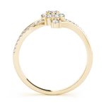 Cluster Fashion Ring, Round Shape, in Yellow Gold - 85015