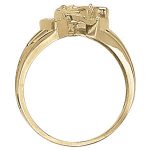 Horseshoe Gents Ring, in Yellow Gold - 10314