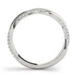 Diamond Wedding Ring, in Sterling Silver - 51117